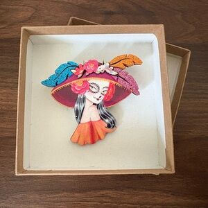 Colorful Artistic Brooch